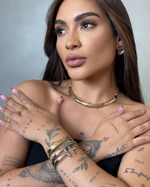 COL3540 - CHOKER ARO DETALHES ORGANIC - ZAMAC - LINHA PREMIUM