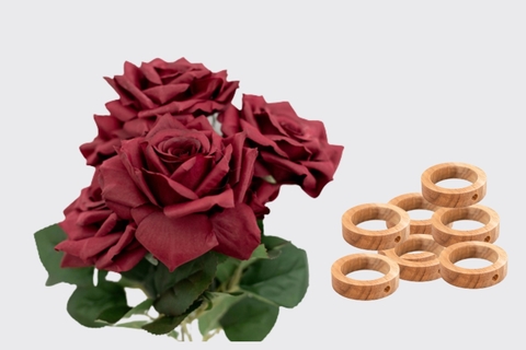 Kit Rosas vinho - comprar online