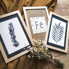 trío Fe+botanica