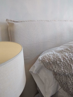 Respaldo de cama con funda de tussor - tienda online