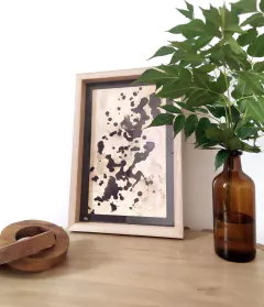 Cuadro Ancestral en marco con vidrio. en internet