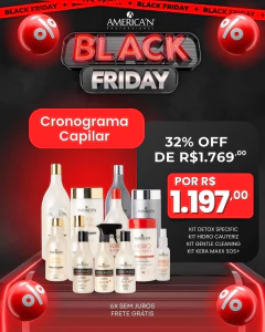 Combo Cronograma Capilar - 4 Kits Profissionais - BLACK FRIDAY - comprar online