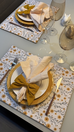 Lugar americano Páscoa florida - Ateliê Mimos de Mesa