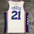 Camisa Jersey Philadelphia 76ers - 25 Ben Simmons - 21 Joel Embiid - 31 Seth Curry - 0 Tyrese Maxey - 3 Allen Iverson - 1 James Harden - loja online