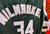Camisa Jersey Milwaukee Bucks - 34 Giannis Antetokounmpo - 22 Khris Middleton - 21 Jrue Holiday