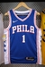 Camisa Jersey Philadelphia 76ers - 25 Ben Simmons - 21 Joel Embiid - 31 Seth Curry - 0 Tyrese Maxey - 3 Allen Iverson - 1 James Harden - comprar online