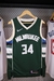 Camisa Jersey Milwaukee Bucks - 34 Giannis Antetokounmpo - 22 Khris Middleton - 2021/22 - Logo de Diamante - comprar online