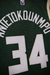 Camisa Jersey Milwaukee Bucks - 34 Giannis Antetokounmpo - 22 Khris Middleton - 2021/22 - Logo de Diamante na internet