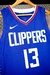 Camisa Jersey LA Clippers - 13 Paul George - 2 Kawhi Leonard - 14 Terance Mann - 1 Reggie Jackson - 2022/23 na internet