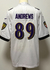 Camisa Jersey Baltimore Ravens - 8 Lamar Jackson - 14 Sammy Watkins - 15 Marquise Brown - 52 Ray Lewis - 3 Odell Beckham Jr. - 89 Mark Andrews na internet
