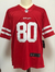 Imagem do Camisa Jersey San Francisco 49ers - 85 George Kittle - 97 Nick Bosa - 5 Trey Lance - 10 Jimmy Garoppolo - 80Jerry Rice - 16 Joe Montana - 7 Colin Kaepernick
