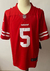 Camisa Jersey San Francisco 49ers - 85 George Kittle - 97 Nick Bosa - 5 Trey Lance - 10 Jimmy Garoppolo - 80Jerry Rice - 16 Joe Montana - 7 Colin Kaepernick na internet