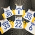 Imagem do Camisa Jersey Golden State Warriors - 30 Stephen Curry - 11 Klay Thompson - Comemorativa aos 75 anos - 2021/22