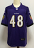 Imagem do Camisa Jersey Baltimore Ravens - 8 Lamar Jackson - 14 Sammy Watkins - 15 Marquise Brown - 52 Ray Lewis - 3 Odell Beckham Jr. - 89 Mark Andrews