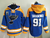 Moletom com Capuz - ST. Louis Blues - 91 Vladimir Tarasenko - 50 Jordan Binnington - 16 Brett Hull - MVP Jerseys
