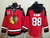 Moleton com Capuz Chicago Blackhawks - 88 Patrick Kane - 19 Jonathan Toews na internet