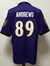Camisa Jersey Baltimore Ravens - 8 Lamar Jackson - 14 Sammy Watkins - 15 Marquise Brown - 52 Ray Lewis - 3 Odell Beckham Jr. - 89 Mark Andrews - MVP Jerseys