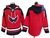 Moleton com Capuz - Washington Capitals - 8 Alexander Ovechkin - 43 Tom Wilson - 77 TJ Oshie - 19 Nicklas Backstrom