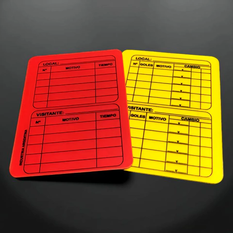 Tarjeta De Arbitro Roja Y Amarilla Bsfit. - buy online