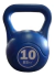 Pesas Rusas Kettlebell Plastica 10kg Fitness Mancuerna Pava