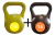 Kit Combo Pesas Rusas Kettlebell 12 Y 14kg Fitness Mancuerna