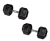 Par de Mancuerna De Caucho De 27.5Kg Hexagonal Importada - (copia) - (copia)