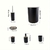 Set 6 Piezas Baño Jabonera Porta Cepillo Escobilla Y Cesto Bambú - Compra Fácil Online