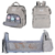 Imagen de Mochila Maternal Bolso Cuna Bebe Cambiador Plegable