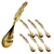 Set X6 Cucharitas Café Postre Acero Inoxidable Diseño Pluma - Compra Fácil Online