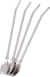 Sorbete Tenedor Set X6 Acero Cuchara Bombilla Pajita Trago - Compra Fácil Online