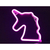 Lampara Led Colgante Unicornio Lila 26cm - Compra Fácil Online