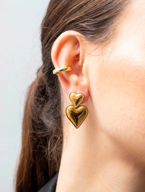 Aro Doble Corazón - comprar online