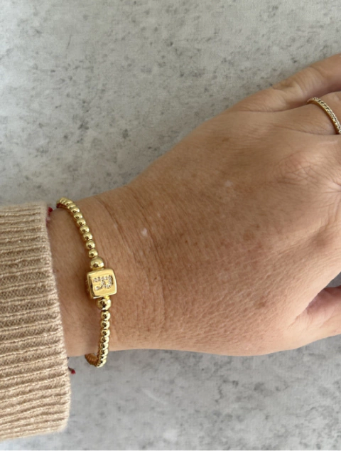 Pulsera cubo bolitas - comprar online