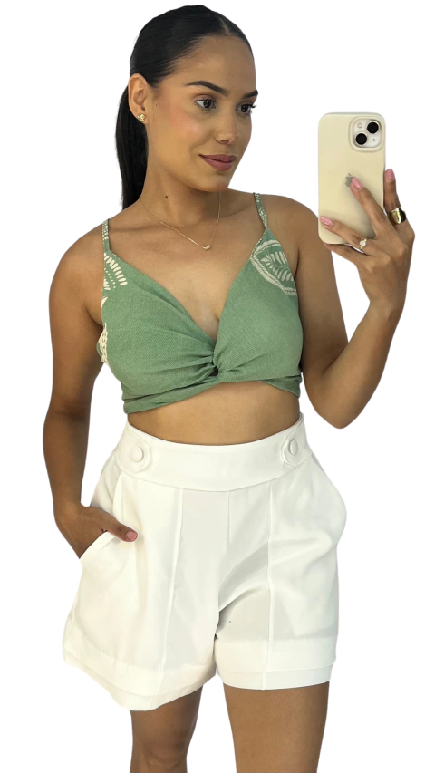Cropped em Viscolinho - Ref 503 - loja online