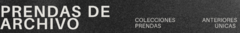 Banner de la categoría PRENDAS DE ARCHIVO