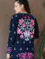Saco Folk Azul