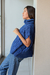 Poncho Polerón Tifanny Azul - comprar online