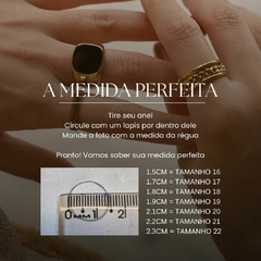 Anel Cravejado Dourado - ESSA