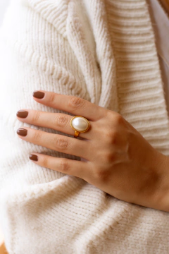 Anel Pérola Camafeu - comprar online