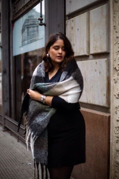 Pashmina Grossa Neblina na internet