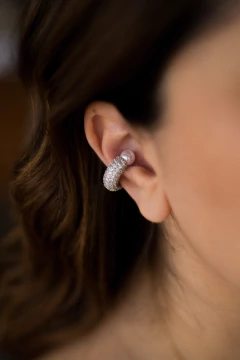 Piercing Maxi cravejado e pérola - comprar online