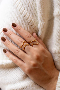 Anel Duplo Onda na internet