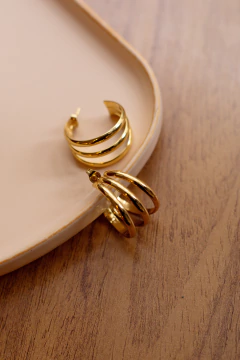 Argola Tripla Aço - comprar online