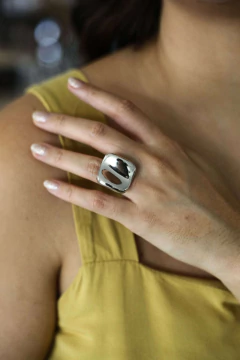 Anel Onda Regulável aço