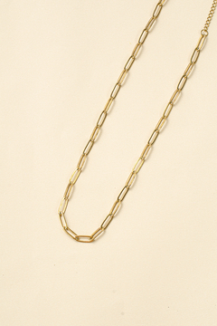 Colar Elo Dourado Curto