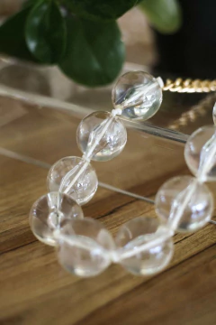 Colar Maxi Esferas Transluscido - comprar online