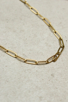Colar Elo Dourado Curto - ESSA