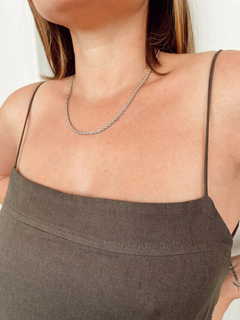 Colar Prata Torcido Vintage - comprar online