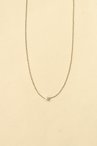 Colar de Pérolas Dourado