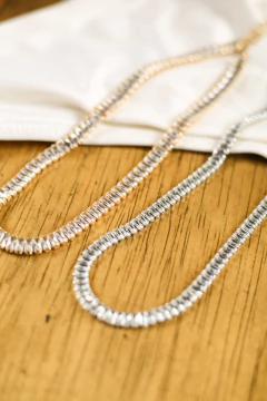 Colar Riviera Baguete